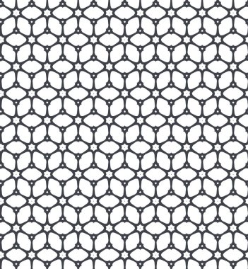 Geometrik şekilli kusursuz desen çizimi