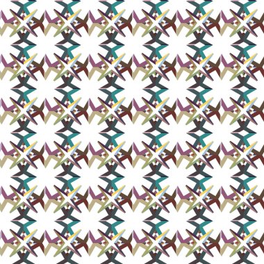 Geometrik şekilli kusursuz desen çizimi