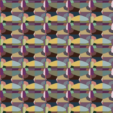 Geometrik şekilli kusursuz desen çizimi