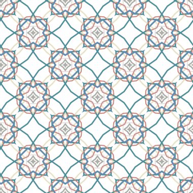 Geometrik şekilli kusursuz desen çizimi