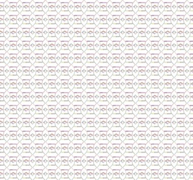 Geometrik şekilli kusursuz desen çizimi