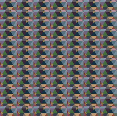 Geometrik şekilli kusursuz desen çizimi