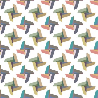 Geometrik şekilli kusursuz desen çizimi