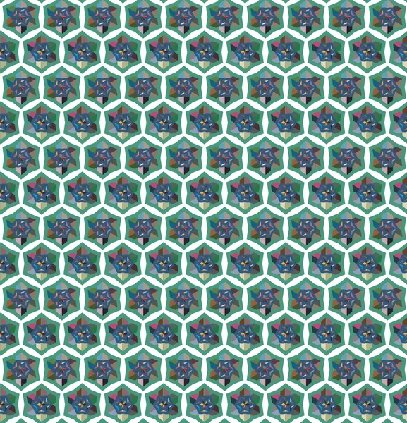 具有几何形状的无缝图案 — 图库矢量图片