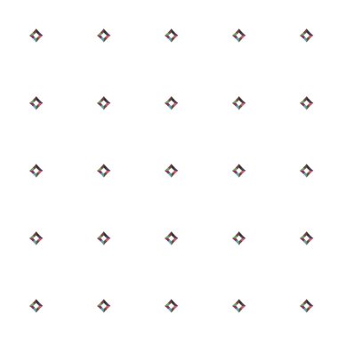 Geometrik şekilli kusursuz desen çizimi