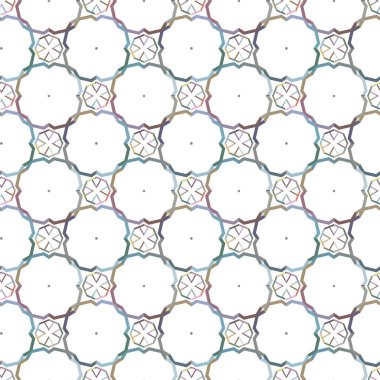 Geometrik şekilli kusursuz desen çizimi