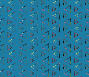 Geometrik şekilli kusursuz desen çizimi