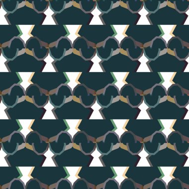 Geometrik şekilli kusursuz desen çizimi