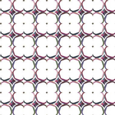 Geometrik şekilli kusursuz desen çizimi