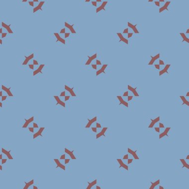 Geometrik şekilli kusursuz desen çizimi