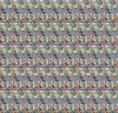 Geometrik şekilli kusursuz desen çizimi