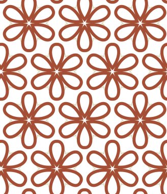 Geometrik şekilli kusursuz desen çizimi