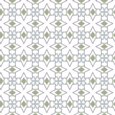 Geometrik şekilli kusursuz desen çizimi