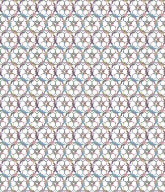 Geometrik şekilli kusursuz desen çizimi