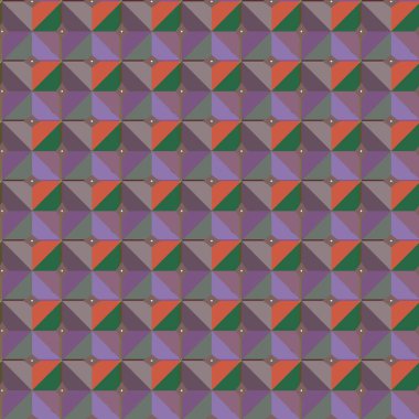 Geometrik şekilli kusursuz desen çizimi