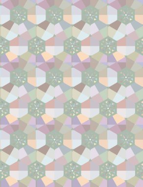 Geometrik şekilli kusursuz desen çizimi