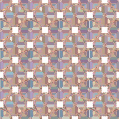 Geometrik şekilli kusursuz desen çizimi