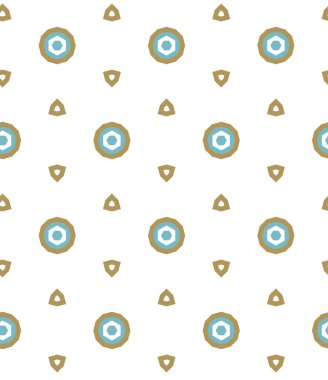 Geometrik şekilli kusursuz desen çizimi