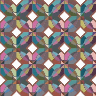 Geometrik şekilli kusursuz desen çizimi