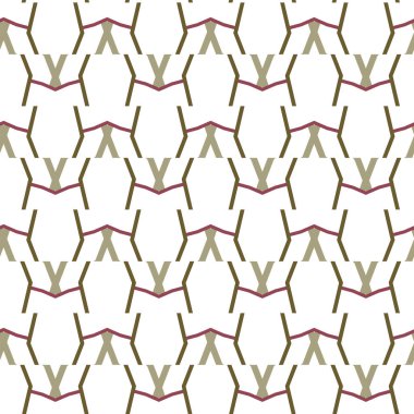 Geometrik şekilli kusursuz desen çizimi