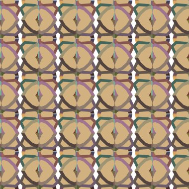 Geometrik şekilli kusursuz desen çizimi