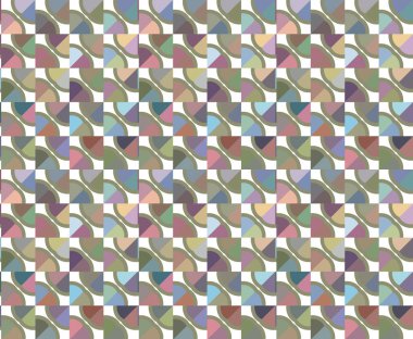Geometrik şekilli kusursuz desen çizimi