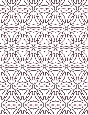 Geometrik şekilli kusursuz desen çizimi