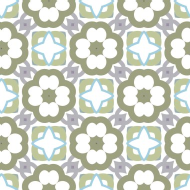 Geometrik şekilli kusursuz desen çizimi