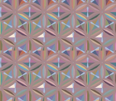 Geometrik şekilli kusursuz desen çizimi