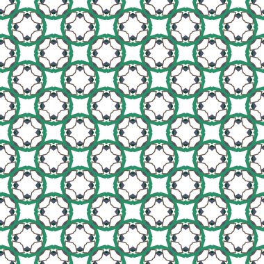 Geometrik şekilli kusursuz desen çizimi