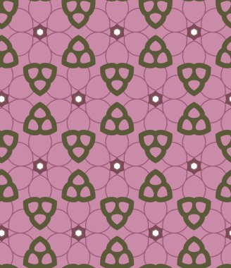 Geometrik şekilli kusursuz desen çizimi