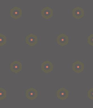 Geometrik şekilli kusursuz desen çizimi