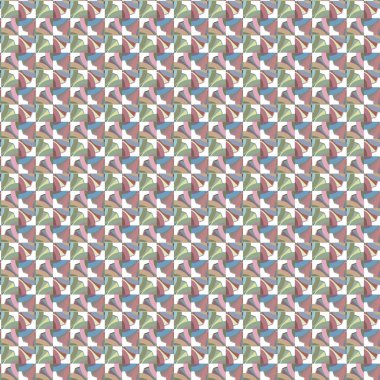 Geometrik şekilli kusursuz desen çizimi