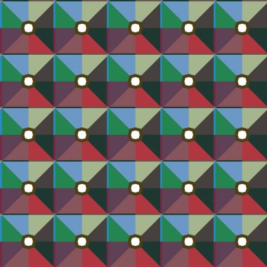 Geometrik şekilli kusursuz desen çizimi