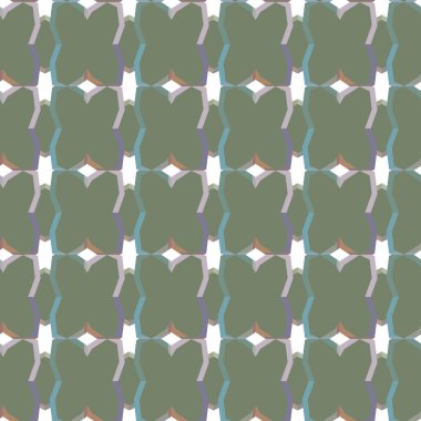 Geometrik şekilli kusursuz desen çizimi