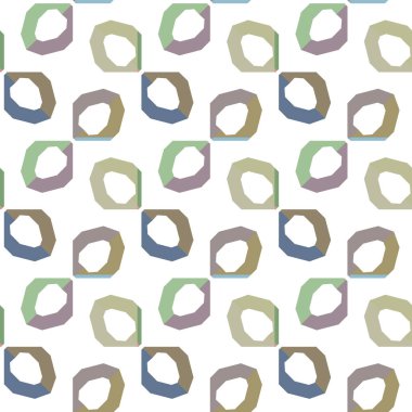 Geometrik şekilli kusursuz desen çizimi