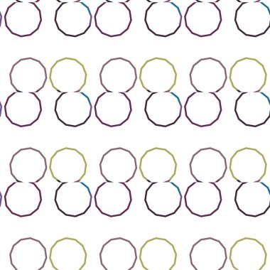 Geometrik şekilli kusursuz desen çizimi