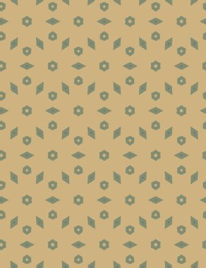 Geometrik şekilli kusursuz desen çizimi