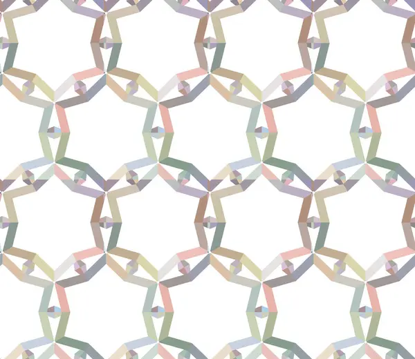 幾何学的な形をしたシームレスなパターン — ストックベクタ