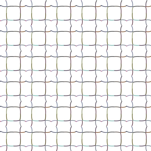 Nahtlose Muster Mit Geometrischen Formen Illustration — Stockvektor