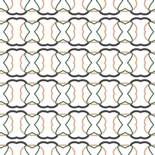 Patrón Sin Costura Con Formas Geométricas Ilustración — Vector de stock