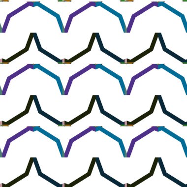 Geometrik şekilli kusursuz desen çizimi