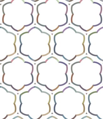 Geometrik şekilli kusursuz desen çizimi