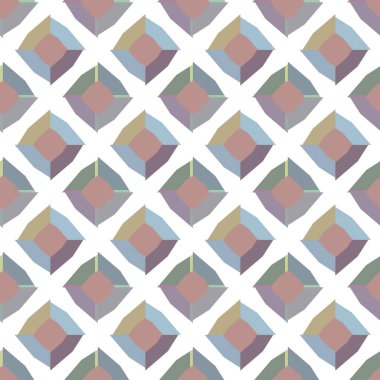 Geometrik şekilli kusursuz desen çizimi