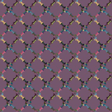 Geometrik şekilli kusursuz desen çizimi