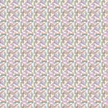 Geometrik şekilli kusursuz desen çizimi