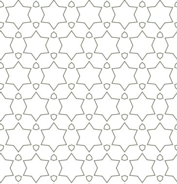 Geometrik şekilli kusursuz desen çizimi