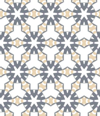 Geometrik şekilli kusursuz desen çizimi