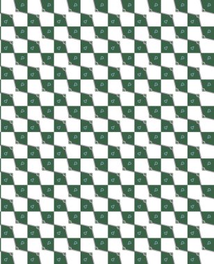 Geometrik şekilli kusursuz desen çizimi