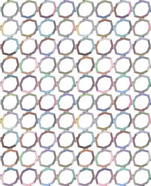 Geometrik şekilli kusursuz desen çizimi